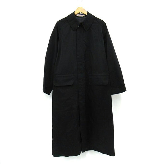 NICENESS 21SS RIDE Balmacaan Coat Black Size M