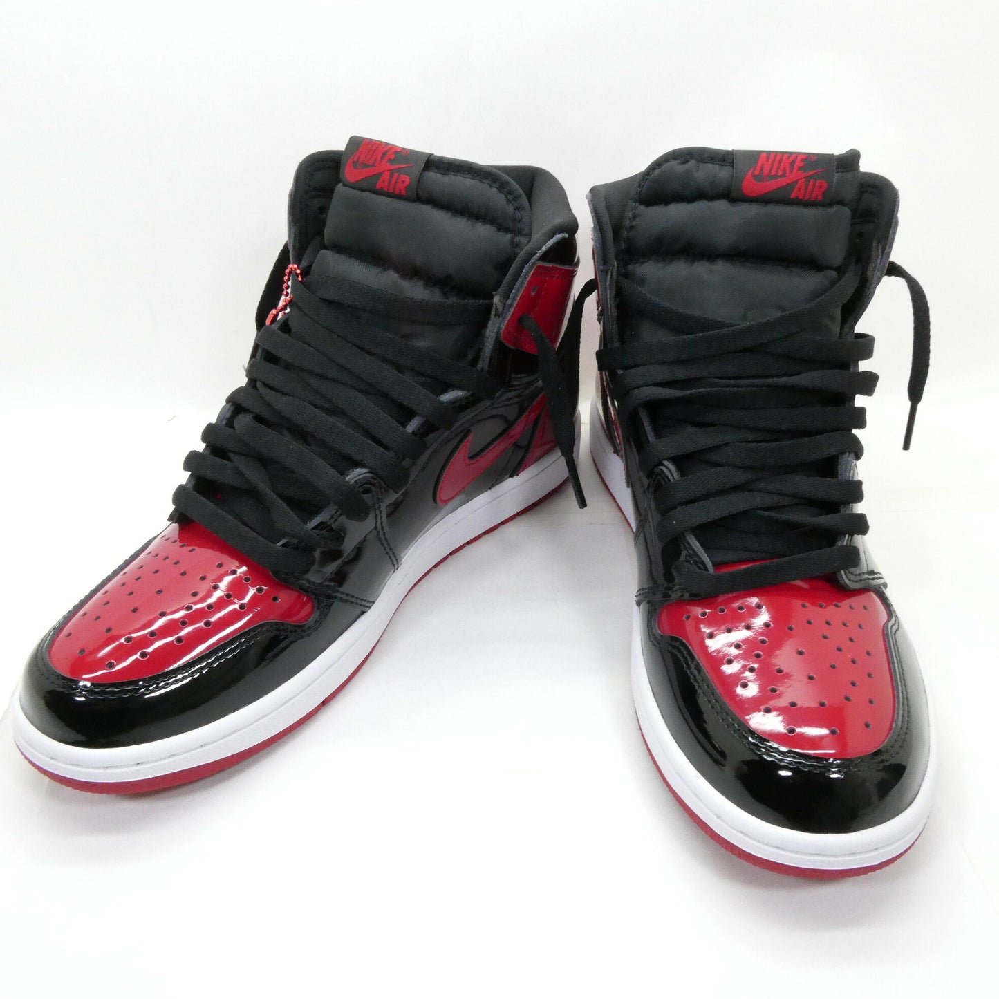NIKE Air Jordan 1 Retro High OG Bred Patent Sneakers Multi