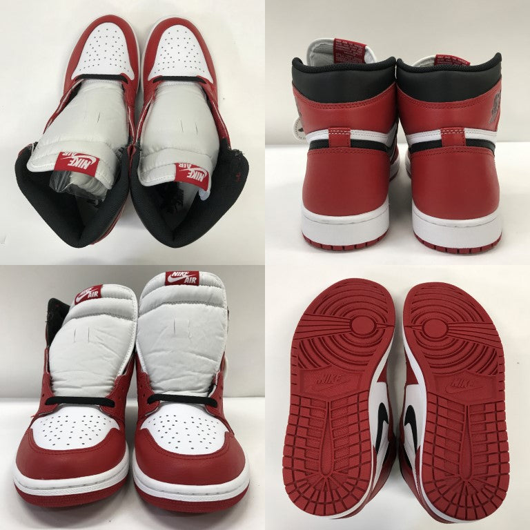 NIKE Air Jordan 1 Retro High OG "Chicago" Sneakers Size 28.5