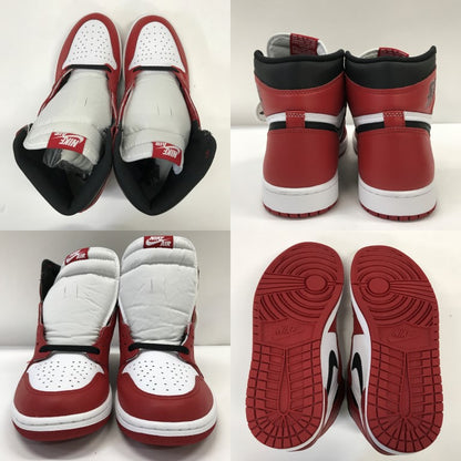NIKE Air Jordan 1 Retro High OG "Chicago" Sneakers Size 28.5