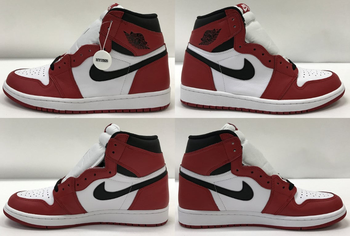 NIKE Air Jordan 1 Retro High OG "Chicago" Sneakers Size 28.5