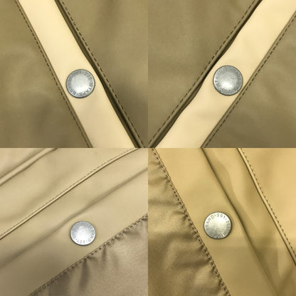 WTAPS 21AW YT13 Faux Leather Bomber Jacket Beige Size 01