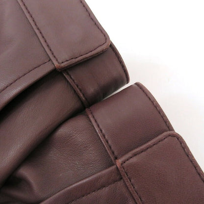 D'URBAN Lamb Leather Single Rider Jacket Red Size L