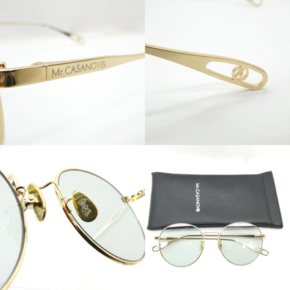 Mr CASANOVA TERRY Gold Light Lens Sunglasses Size ONE SIZE
