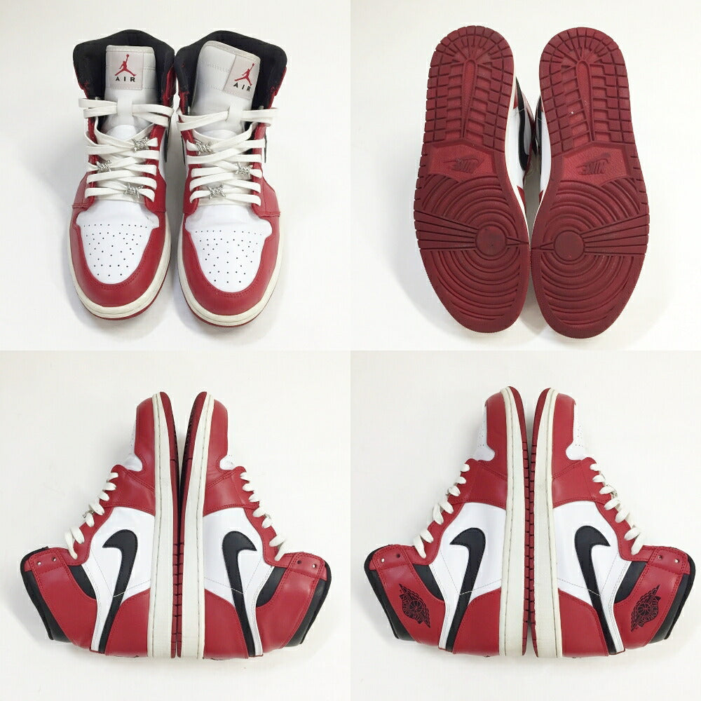 NIKE Air Jordan 1 Retro High "Chicago" Sneakers Size 10.5