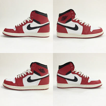 NIKE Air Jordan 1 Retro High "Chicago" Sneakers Size 10.5