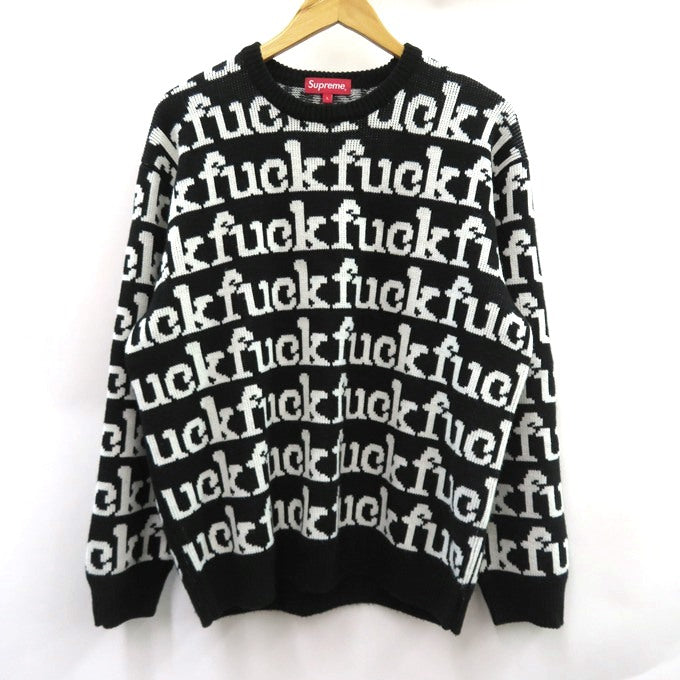 Supreme 22SS Fuck Sweater Multi Size L