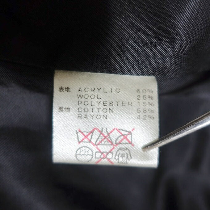 CALEE Acrylic Wool Native Shawl Collar Jacket Multi Size M