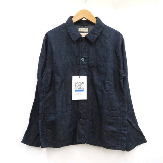 JAPAN BLUE JEANS Cotton Linen Denim Jacket Blue Size S