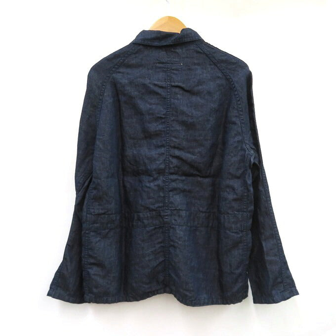 JAPAN BLUE JEANS Cotton Linen Denim Jacket Blue Size S