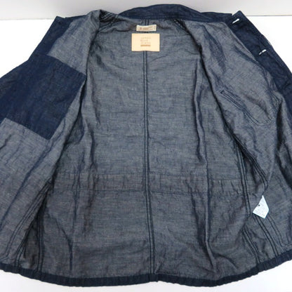 JAPAN BLUE JEANS Cotton Linen Denim Jacket Blue Size S