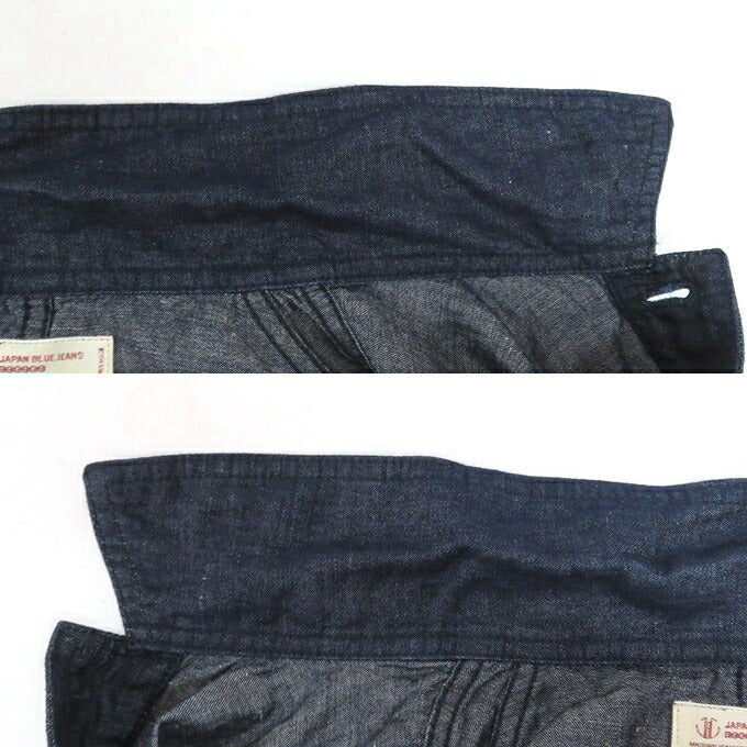JAPAN BLUE JEANS Cotton Linen Denim Jacket Blue Size S
