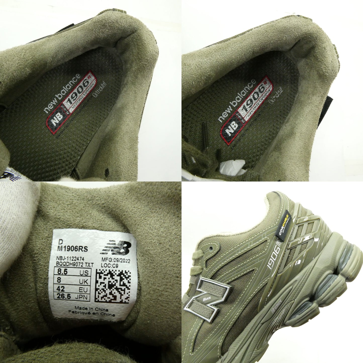NEW BALANCE M1906R Cordura Pack Olive Sneakers