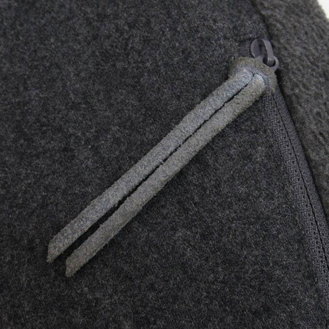 GANRYU Wool Fleece Jacket Gray Size S