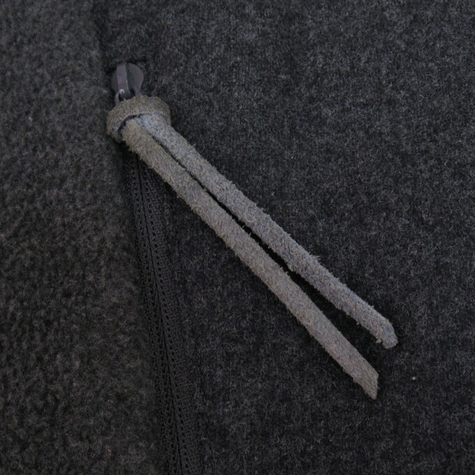 GANRYU Wool Fleece Jacket Gray Size S