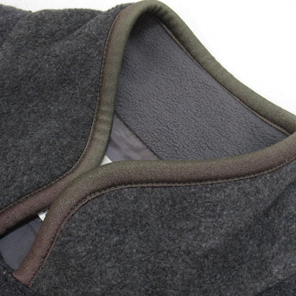 GANRYU Wool Fleece Jacket Gray Size S