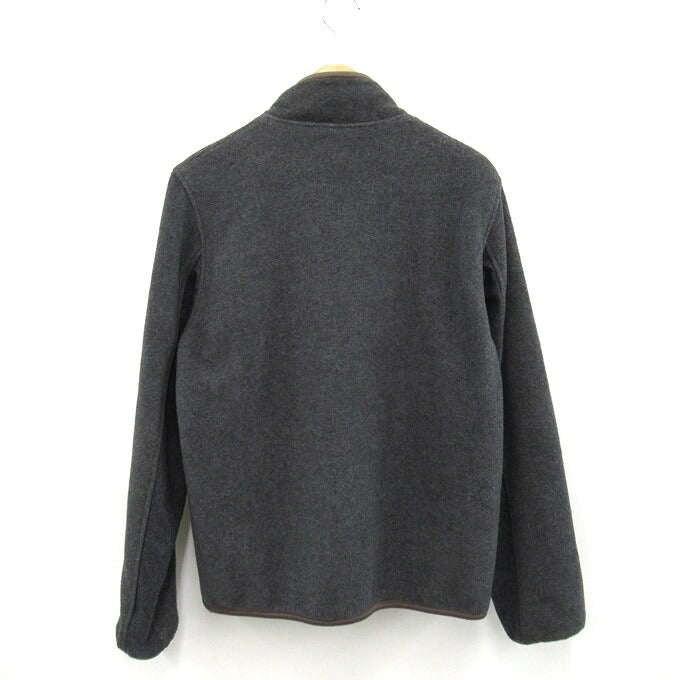 GANRYU Wool Fleece Jacket Gray Size S
