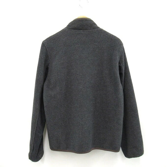 GANRYU Wool Fleece Jacket Gray Size S