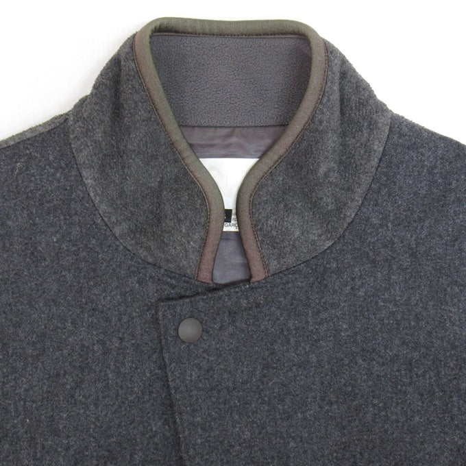 GANRYU Wool Fleece Jacket Gray Size S
