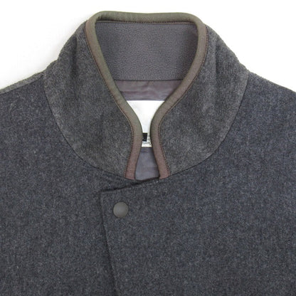 GANRYU Wool Fleece Jacket Gray Size S