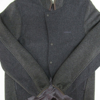 GANRYU Wool Fleece Jacket Gray Size S