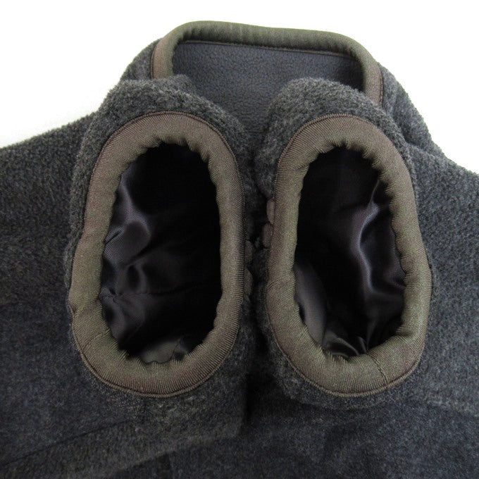 GANRYU Wool Fleece Jacket Gray Size S