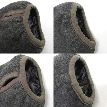 GANRYU Wool Fleece Jacket Gray Size S