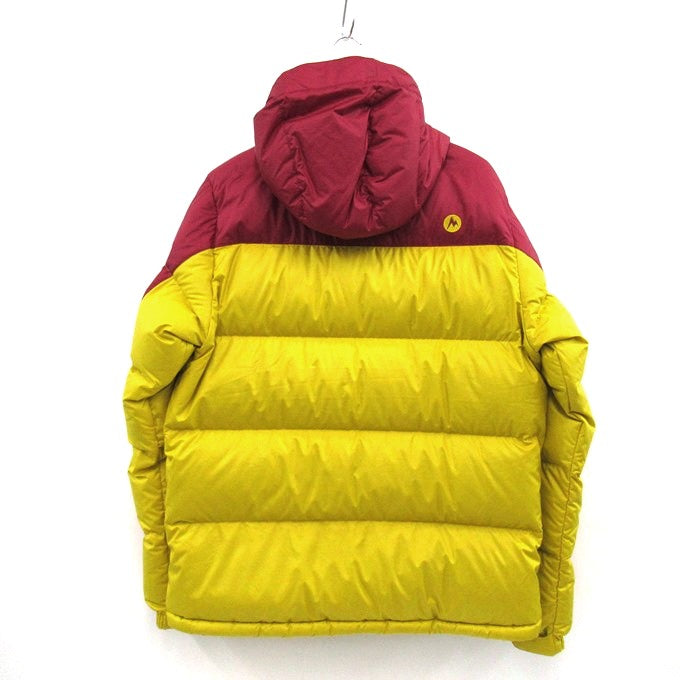 MARMOT Guides Down Hoody Jacket Yellow Red Size L