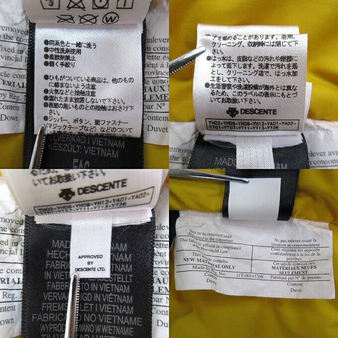 MARMOT Guides Down Hoody Jacket Yellow Red Size L