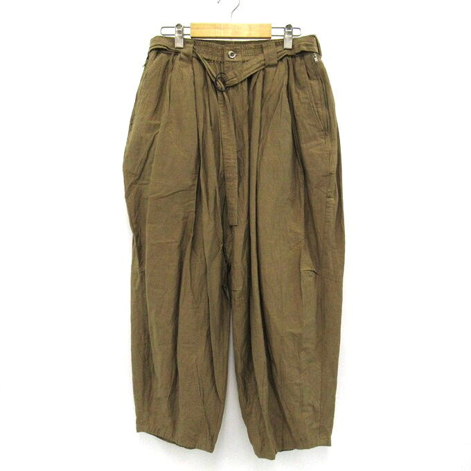 TIGHTBOOTH FURROW BALLOON PANTS Brown Size XL