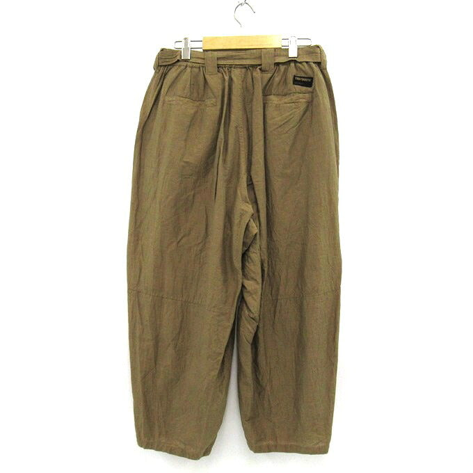 TIGHTBOOTH FURROW BALLOON PANTS Brown Size XL