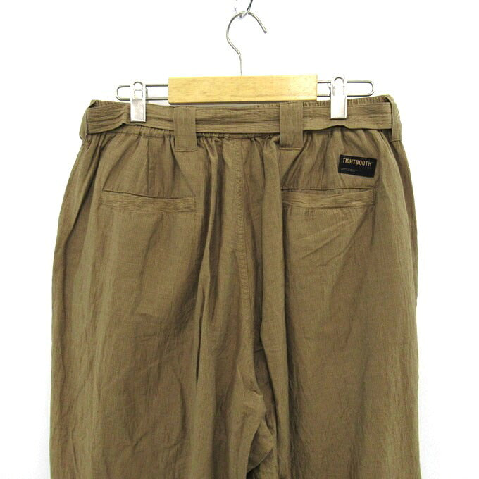 TIGHTBOOTH FURROW BALLOON PANTS Brown Size XL
