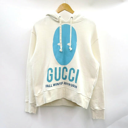 GUCCI 20SS Manifesto Pullover Hoodie Ivory Size XS