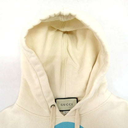 GUCCI 20SS Manifesto Pullover Hoodie Ivory Size XS