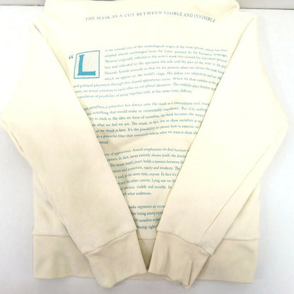 GUCCI 20SS Manifesto Pullover Hoodie Ivory Size XS