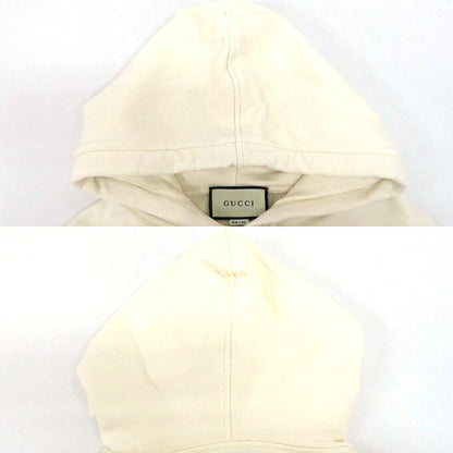 GUCCI 20SS Manifesto Pullover Hoodie Ivory Size XS