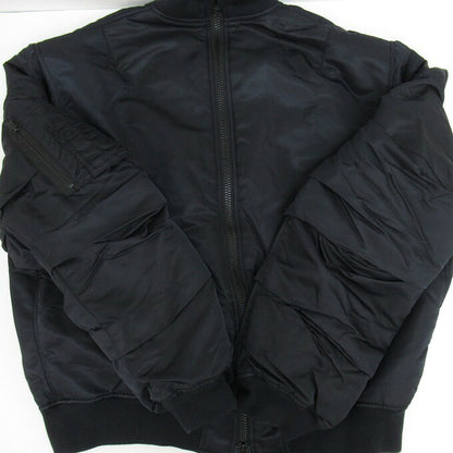 AMNJX 27CIRCUS MA-1 Bomber Jacket Black Size M