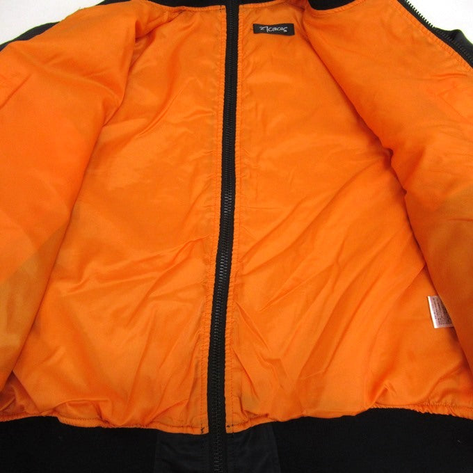 AMNJX 27CIRCUS MA-1 Bomber Jacket Black Size M