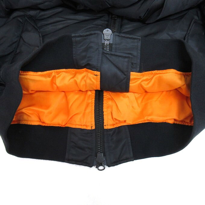 AMNJX 27CIRCUS MA-1 Bomber Jacket Black Size M