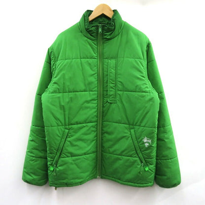 STUSSY Down Jacket Green Size L