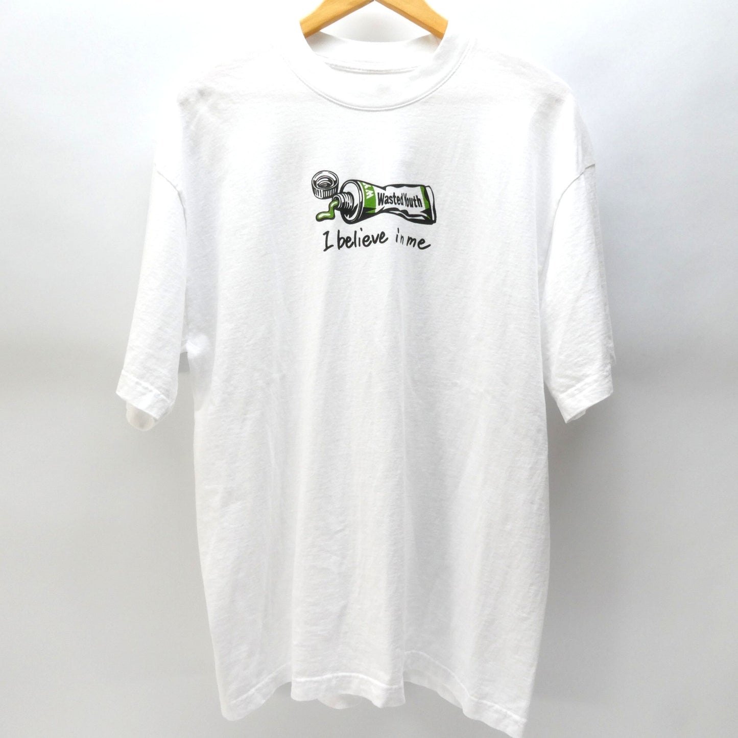 Wasted Youth Believe DSML T-Shirt White Size L
