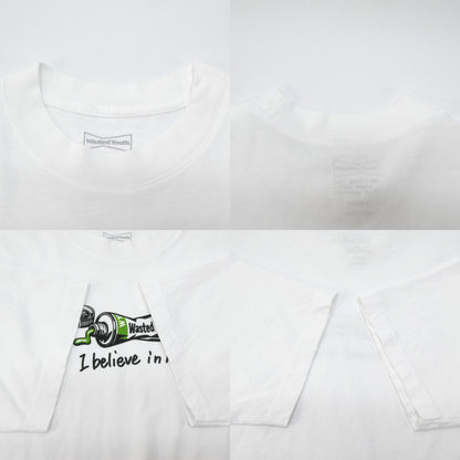 Wasted Youth Believe DSML T-Shirt White Size L