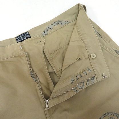 DENIM TEARS x STUSSY Wreath Chino Pants Beige Size 34