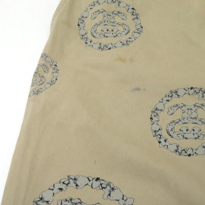 DENIM TEARS x STUSSY Wreath Chino Pants Beige Size 34
