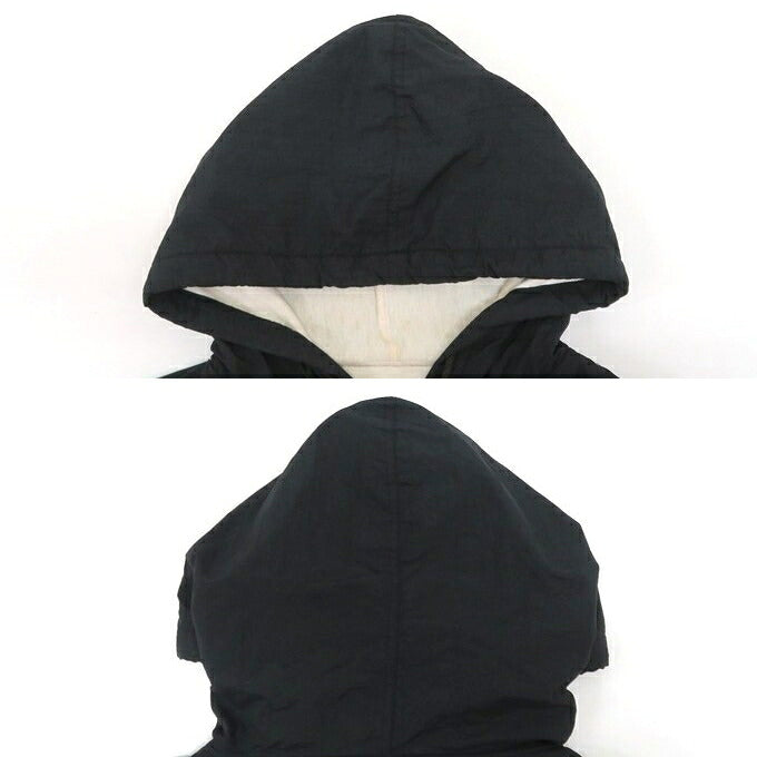 RUSSELL ATHLETIC Rib Line Half-Zip Hoodie Black Size XL