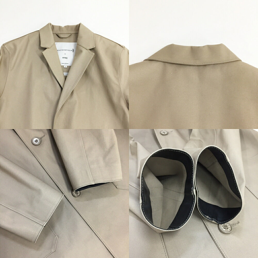 MACKINTOSH×HYKE NO.4Z/5D Chester Coat Beige Size 1