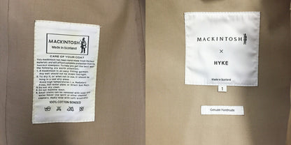 MACKINTOSH×HYKE NO.4Z/5D Chester Coat Beige Size 1
