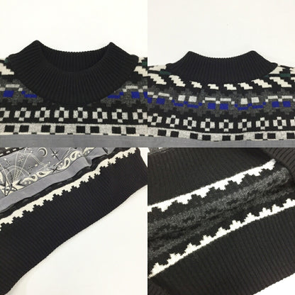 sacai x Dr.Woo Bandana Pullover Knit Sweater Multi Size 2