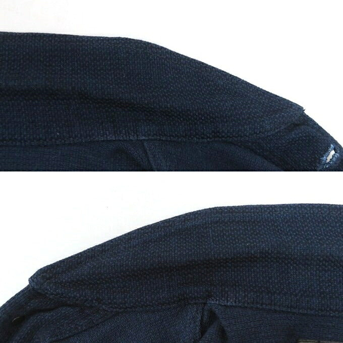 MOMOTARO JEANS Dobby US Navy Coverall Denim Indigo Size 36