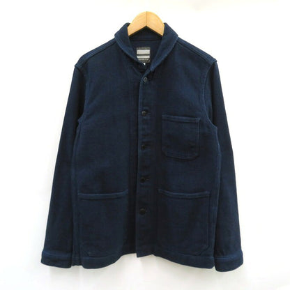 MOMOTARO JEANS Dobby US Navy Coverall Denim Indigo Size 36